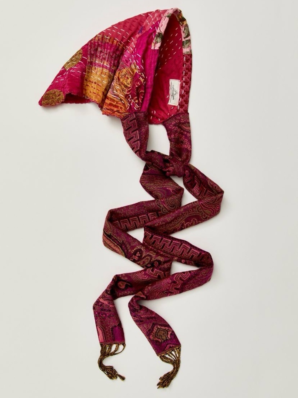 Free People x Curried Myrrh One Of A Kind Kantha Hair Scarf